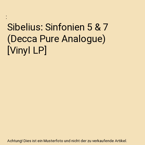 Sibelius sinfonien 7 - &,