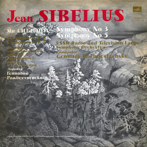 Sibelius symphonies nos 3 - lp,